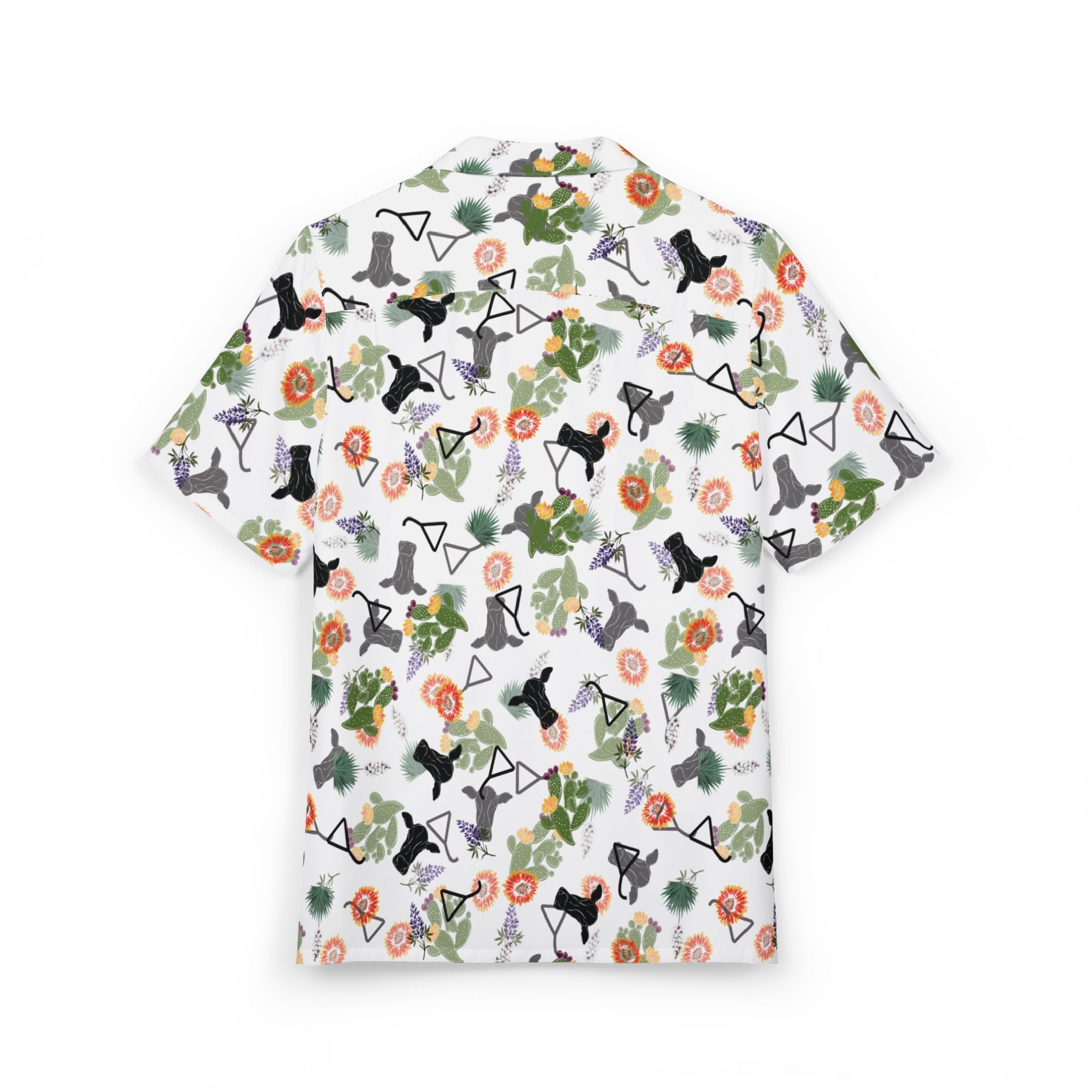 TriTails Beef Hawaiian Shirt-White-TriTails Premium Beef, LLC