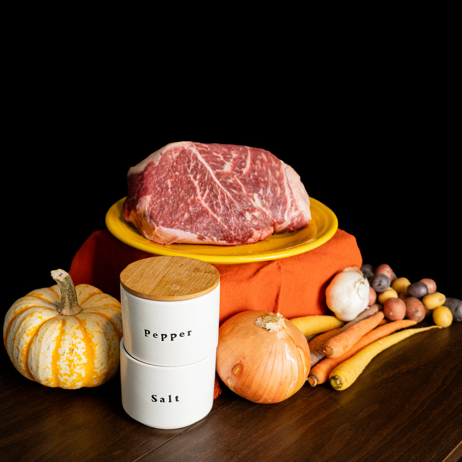Autumn Butcherblock (Free Beef Stew Meat)-TriTails Premium Beef, LLC